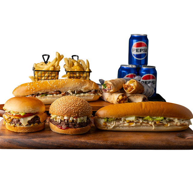 Burger and Sandwich Combo