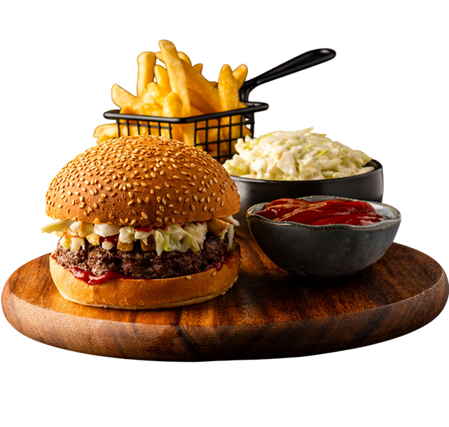 Lebanese Burger Platter